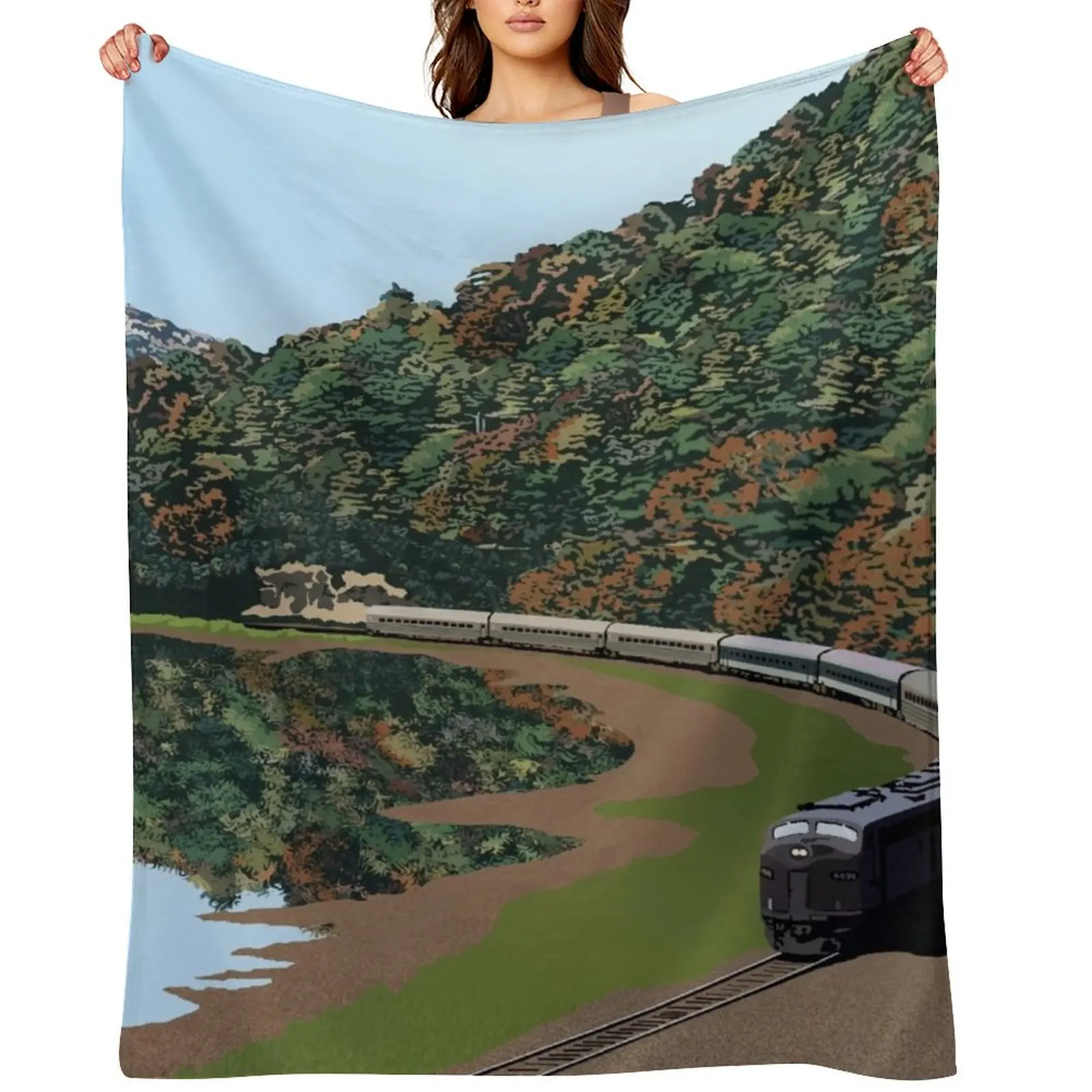 

Autumn Shore Throw Blanket Decorative Sofas manga Extra Large Throw valentine gift ideas Blankets