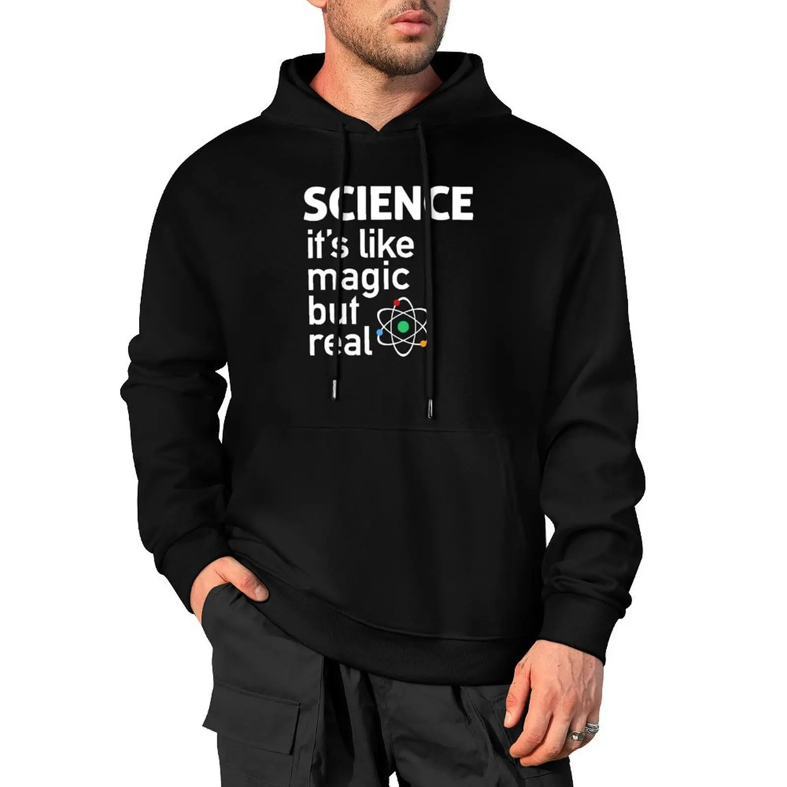 SCIENCE: It's Like Magic, But Real Pullover Hoodie korean style clothes clothes for men hoodie streetwear