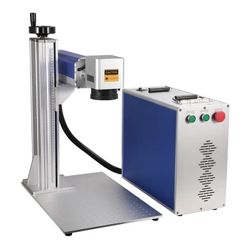 Cloudray 30w 50w 60W 100w Raycus Fiber Laser Marking Machine Metal Laser Printing Machine for Jewelry Pet Tag Customized Engraving