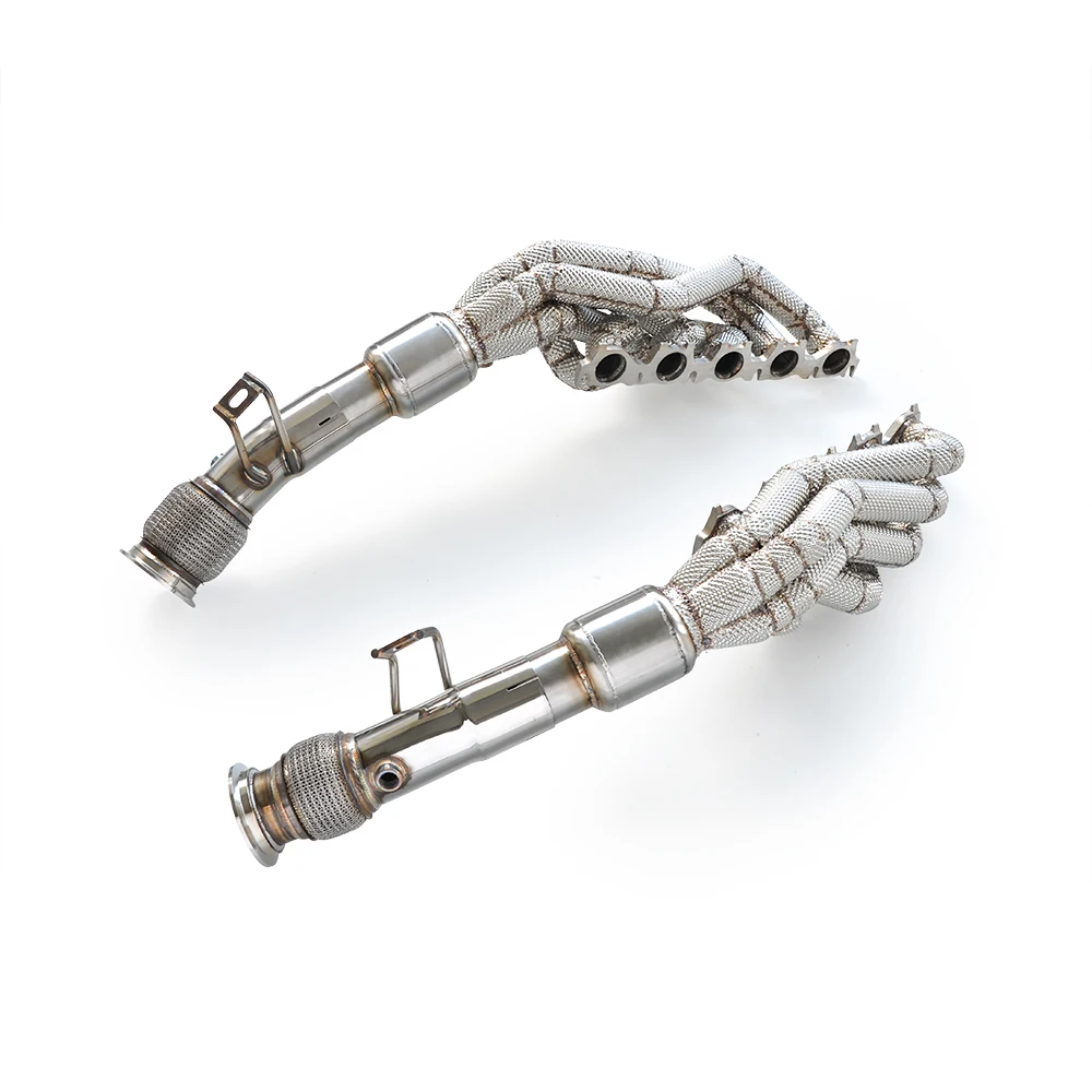 Exhaust manifold for Lamborghini Huracan LP580/LP610 5.2l 2014-2018 performance stainless exhaust manifold with heat shield