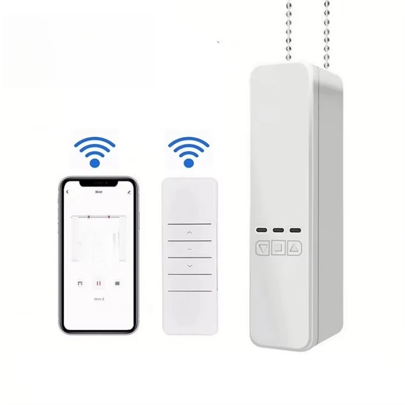 Wifi curtain motor battery powered intelligent roller shutter chain motor