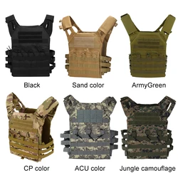 600D Hunting Tactical Vest Waterproof Outdoor Body Armor Lightweight JPC Molle Plate Carrier Vest for CS Game Jungle Equipment