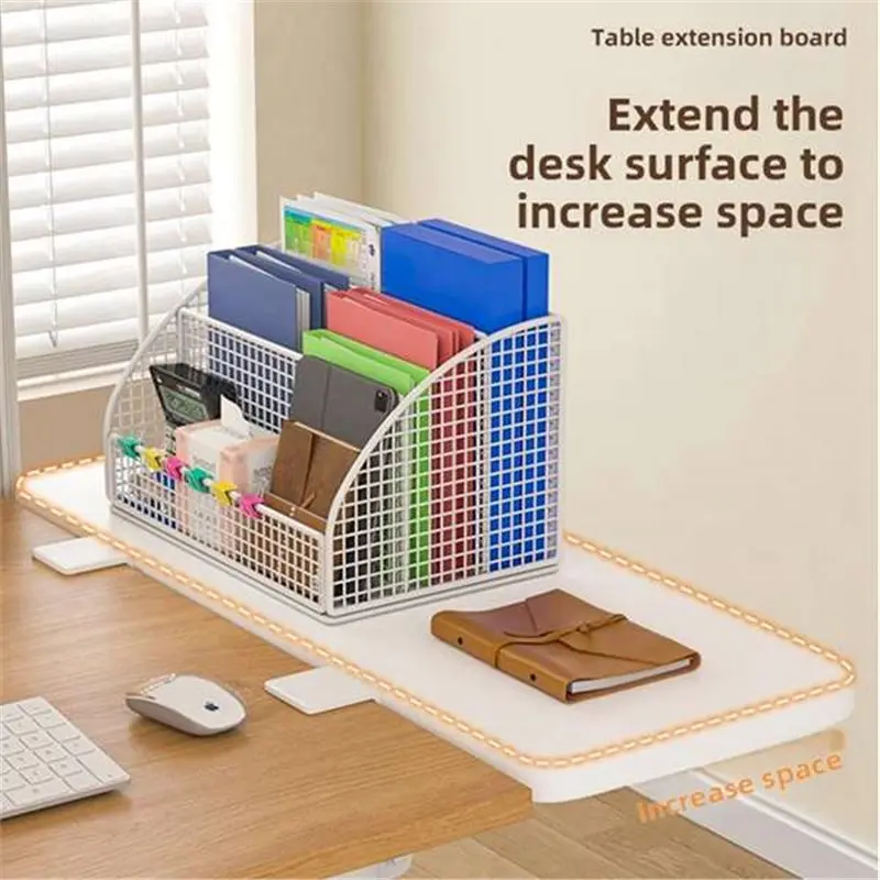 AT29-Desktop Extension Board, Foldable Computer Desk, Dining Table Extension, Keyboard Tray