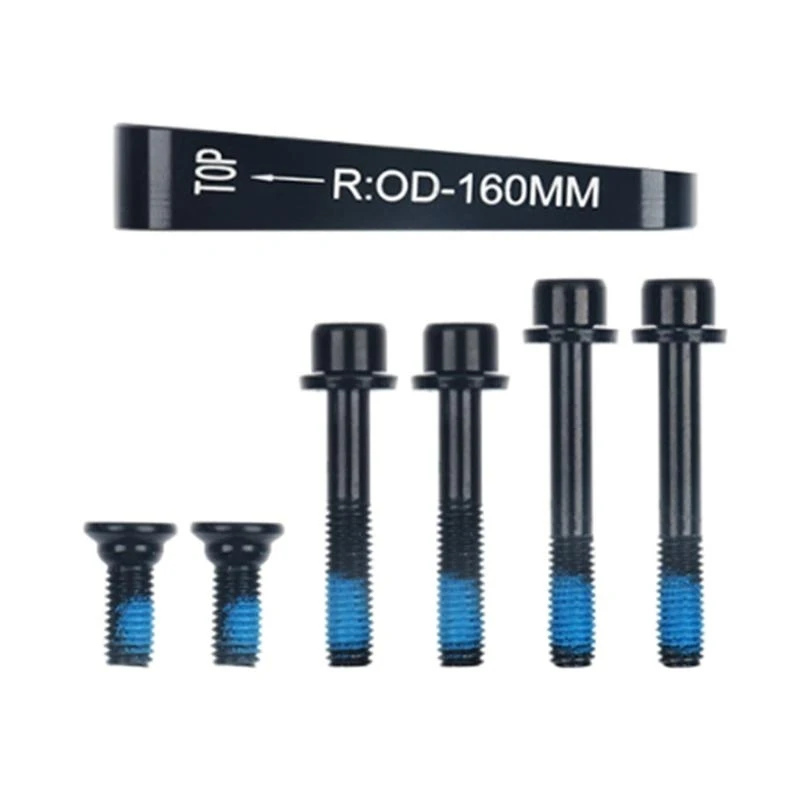 

652F Bicycles Flat Mount Disc Brake Caliper Adapter Alloys Bike Disc Brake Adaptor for Road Cycling