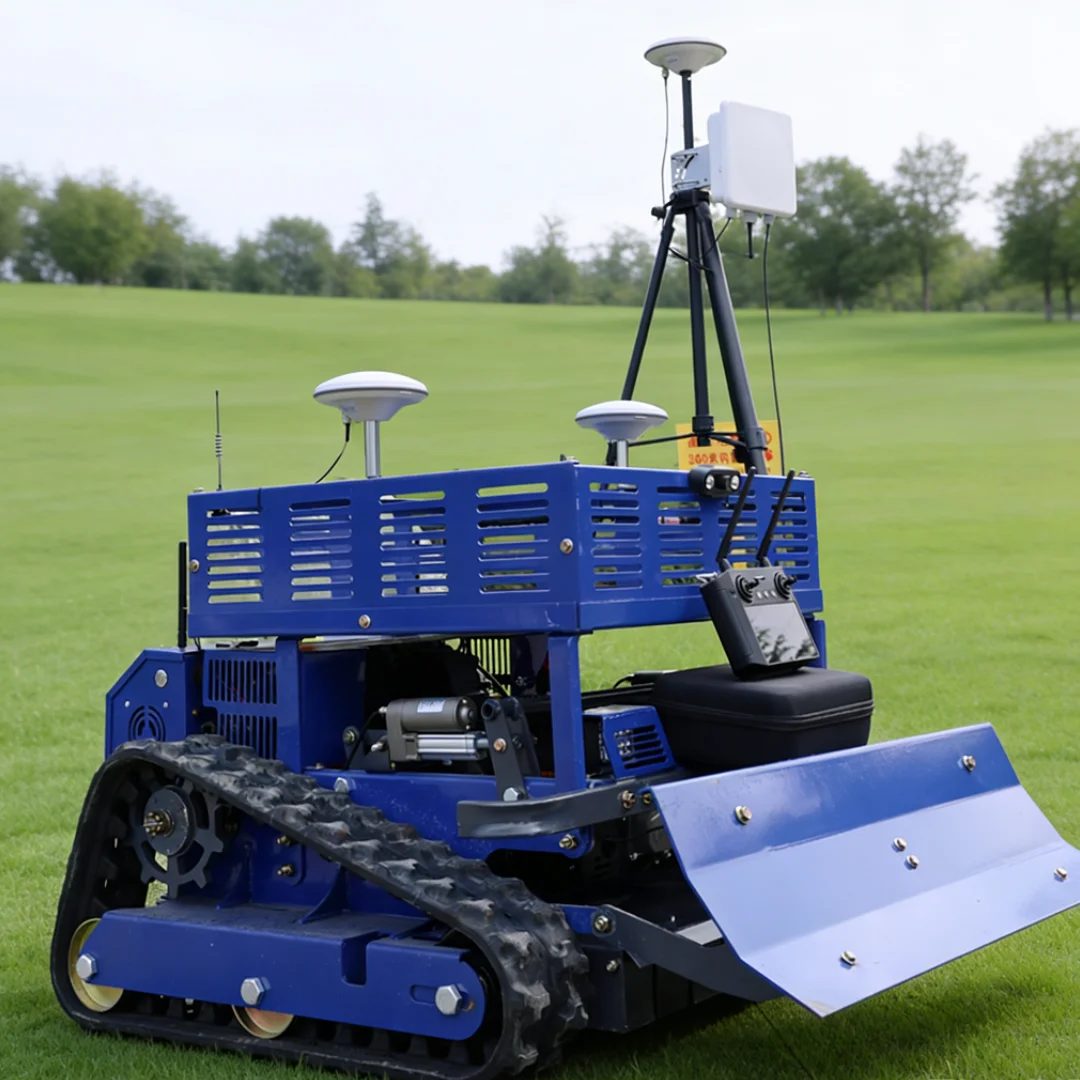 

Customized lawn mower remote control operating system tracked all terrain lawn mower CE EPA certification