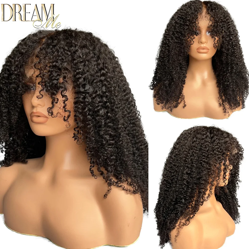 

Kinky Curly 13x4 HD Lace Frontal Human Hair Wigs Invisible HD Lace 5x5 6x6 Closure Wig Curly Human Hair Lace Frontal Wig 250%