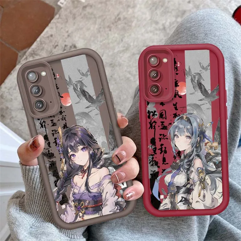

Genshin Impact Anime Beelzebul For Samsung Galaxy S25 S24 S23 S22 S21 S20 Ultra Plus FE 5G Eye Ladder Soft TPU Cover Phone Case