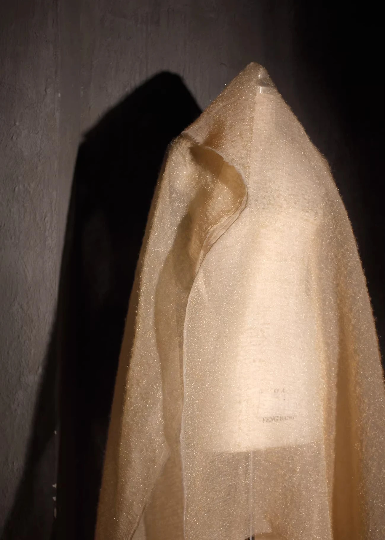 Tissu en velours fait main haut de gamme, 1 yard, pour vêtements, tissu à petites franges brillantes et duveteuses, robe de soirée, tissu de créateur pour robe de mariée