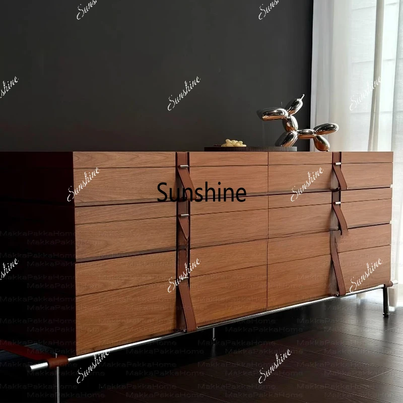 

medieval solid wood six buckets, bedroom storage, storage cabinet, living room wall drawer