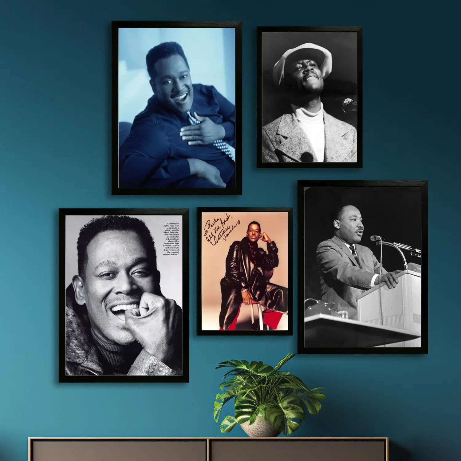 Luther Vandross Canvas Art Poster and Wall Art, Picture Print, Modern Family, Bedroom Decor, Posters,Decorative painting