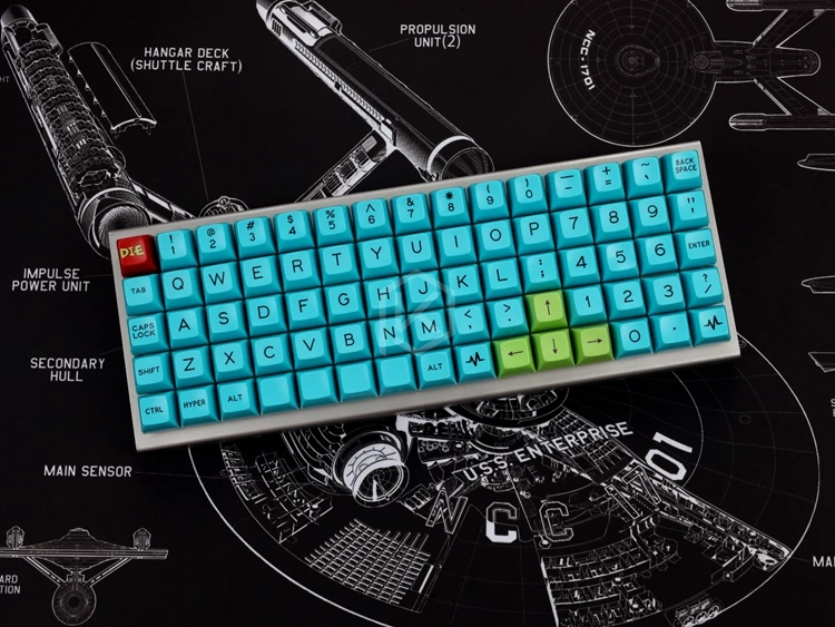 xd75re xd75am xd75 Custom Mechanical Keyboard 75 keys Underglow RGB PCB GH60 60% programmed gh60 kle planck hot-swappable switch