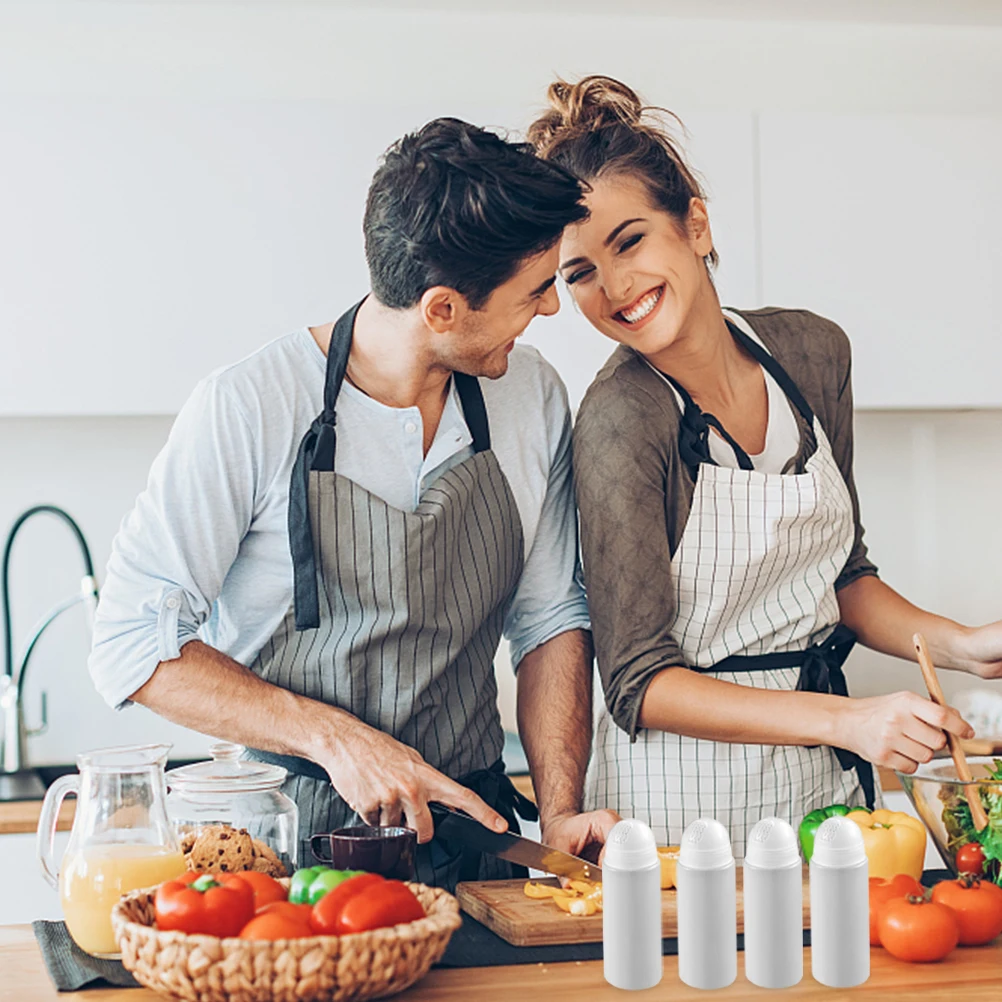 

4 шт. кухонные банки для специй, пластиковые контейнеры для приправ, диспенсеры для соли, перца, порошка, бутылка для специй, кухонная банка для приправ