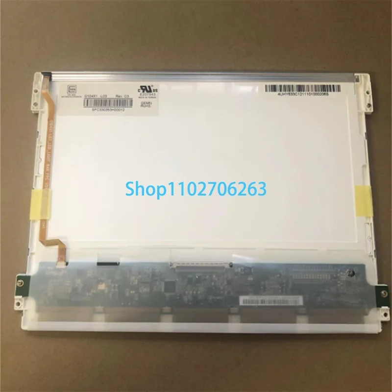 6PCS 100% New And Original G104X1-L03 TFT LCD Panel with Resolution1024(RGB)x768 [XGA] Industrial Great LED Screen