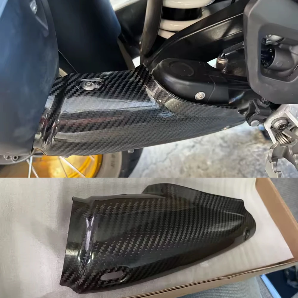 R1200GS Exhaust Muffler Pipe Heat Shield Cover Guard For BMW R1200 GS 13-2018 R1250GS 2019-2022 2023 R 1250 GSA Part Moto Carbon