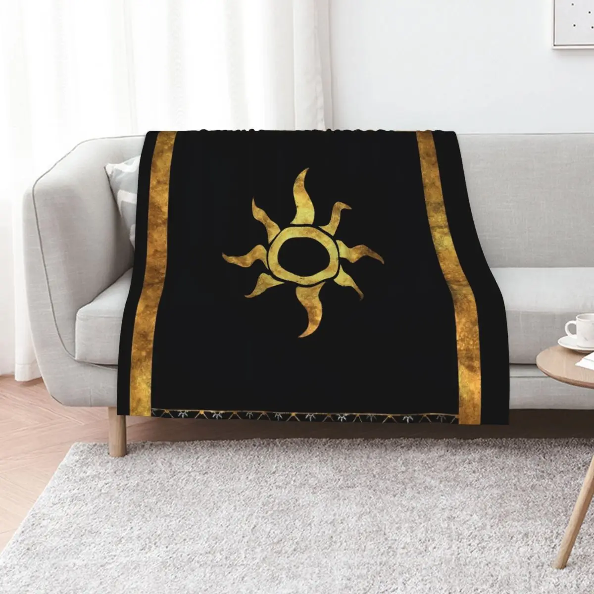 

Nilfgaard Emblem Throw Blanket Camping anime Sofas Travel Blankets