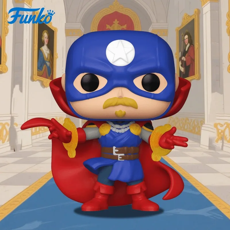 

Genuine Edition FUNKO POP《Marvel Comics Supreme Soldier》Anime Action Desktop Decoration Ornament Model Toys Collectible Model