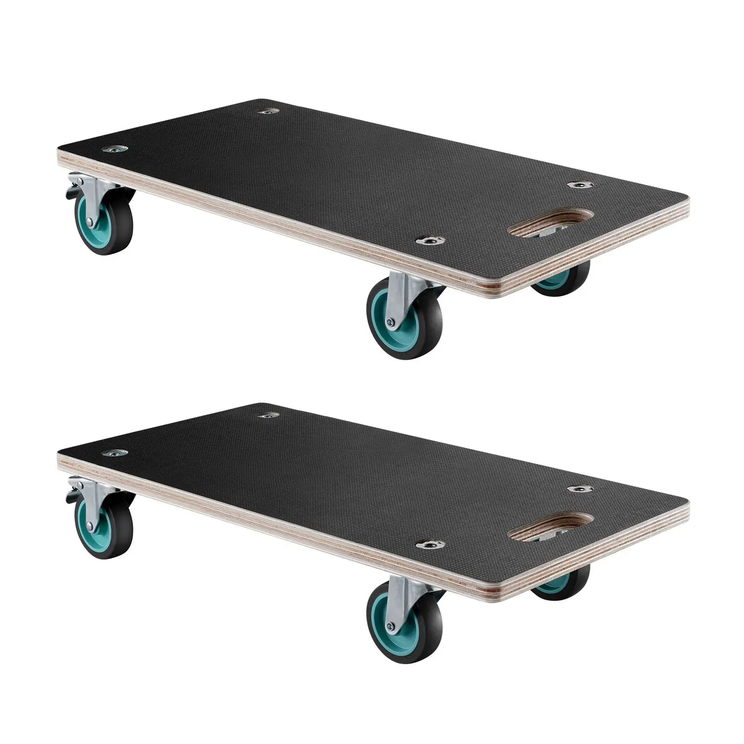 Furniture Dolly, 551 Lbs Load Capacity, Furniture Moving Dollies with 4 TPR Silent Wheels, Rectangle Multifunctional Flat Dolly