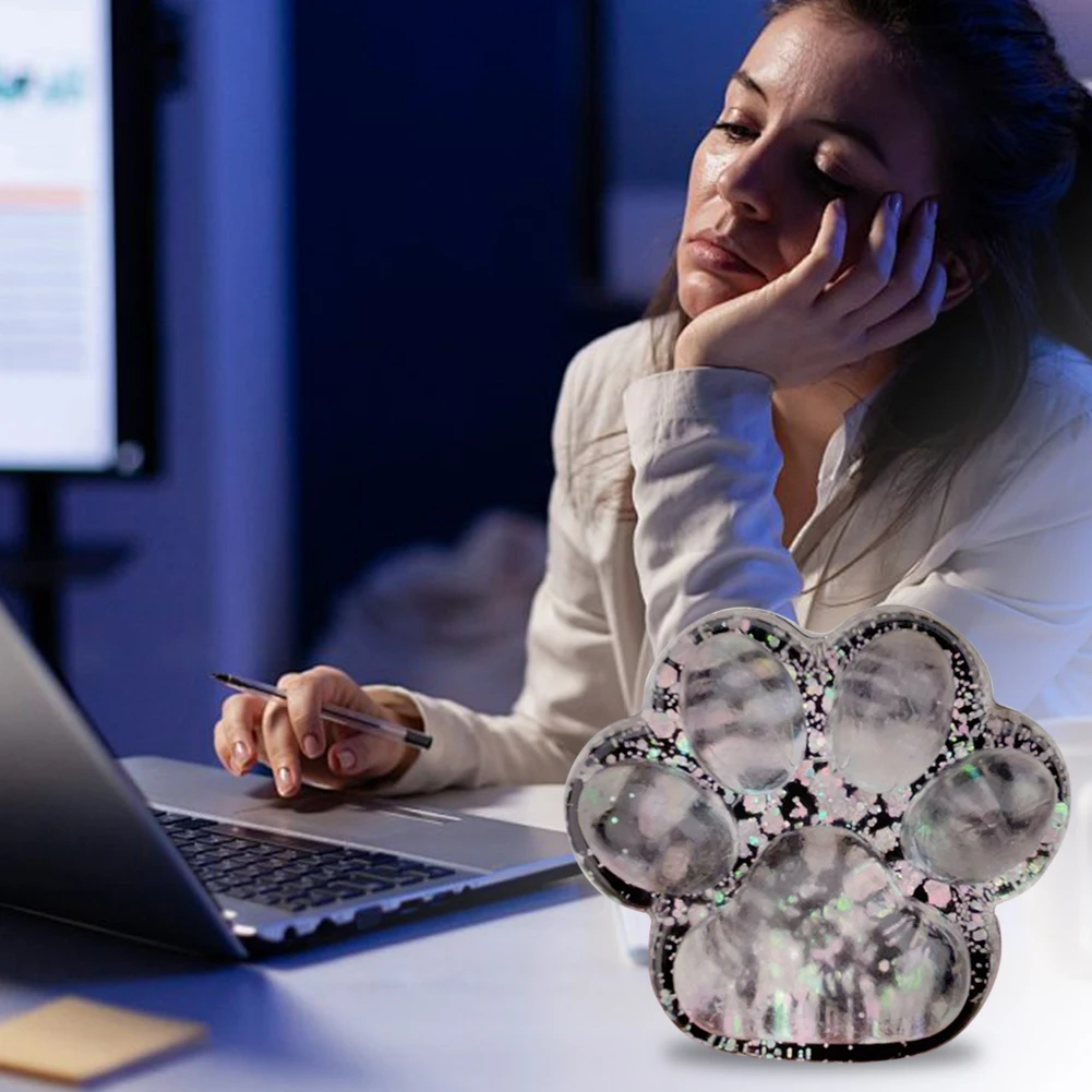 

Мягкая игрушка для сжимания кошачьей лапы, темные звездные мягкие игрушки, игрушка-непоседа, декомпрессионная игрушка для детей и взрослых, рождественские подарки