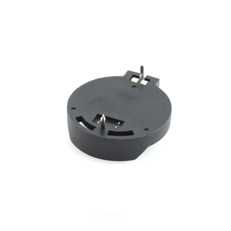 3V CR2032 CR2025 CR2016 Coin Cell Battery Holder Case Black Coin Cell Button Socket Holder Case