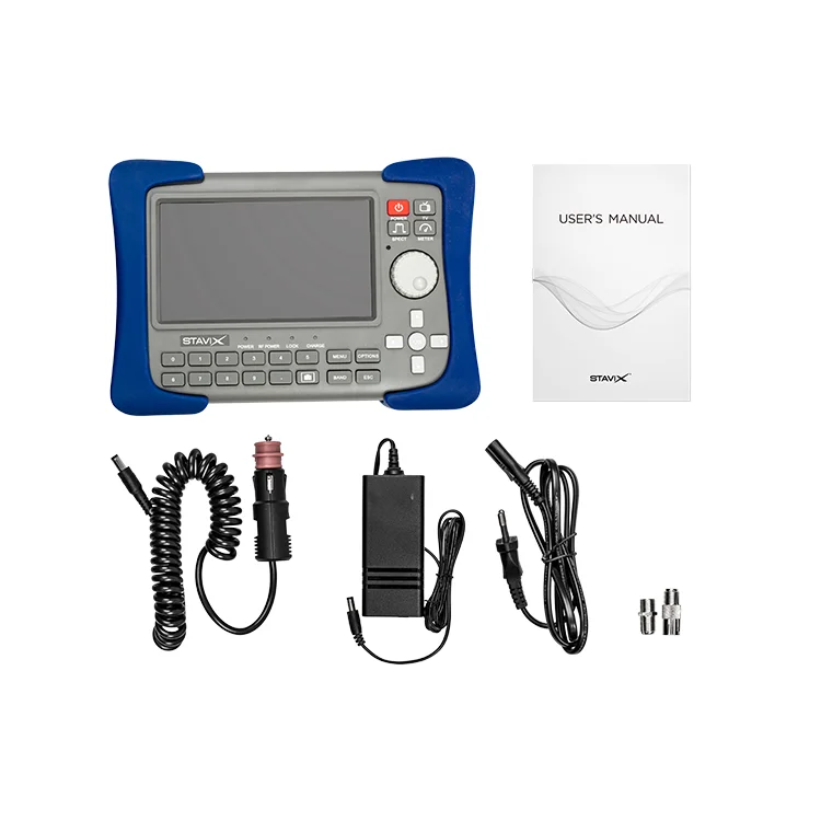 HEVC HD Pro Satellite 7 Inci + Terestrial + Cable Combo Signal Meter dengan Spectrum Analyzer & Constellation