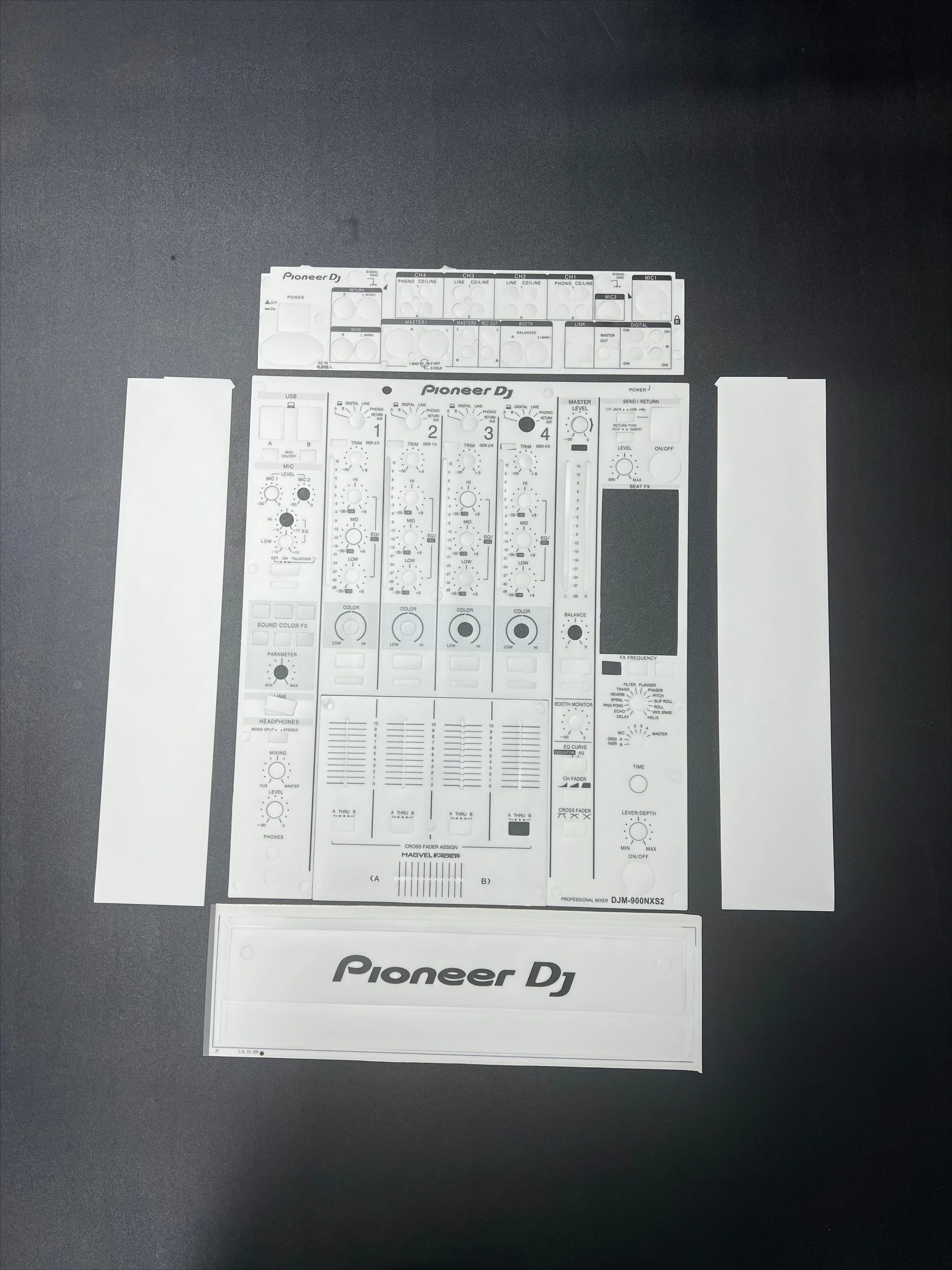 Pioneer Djm900nexus Djm-900nexus DJM900SRT DJM-900SRT Mixing Console Disc Player Protective Film.Not iron panel