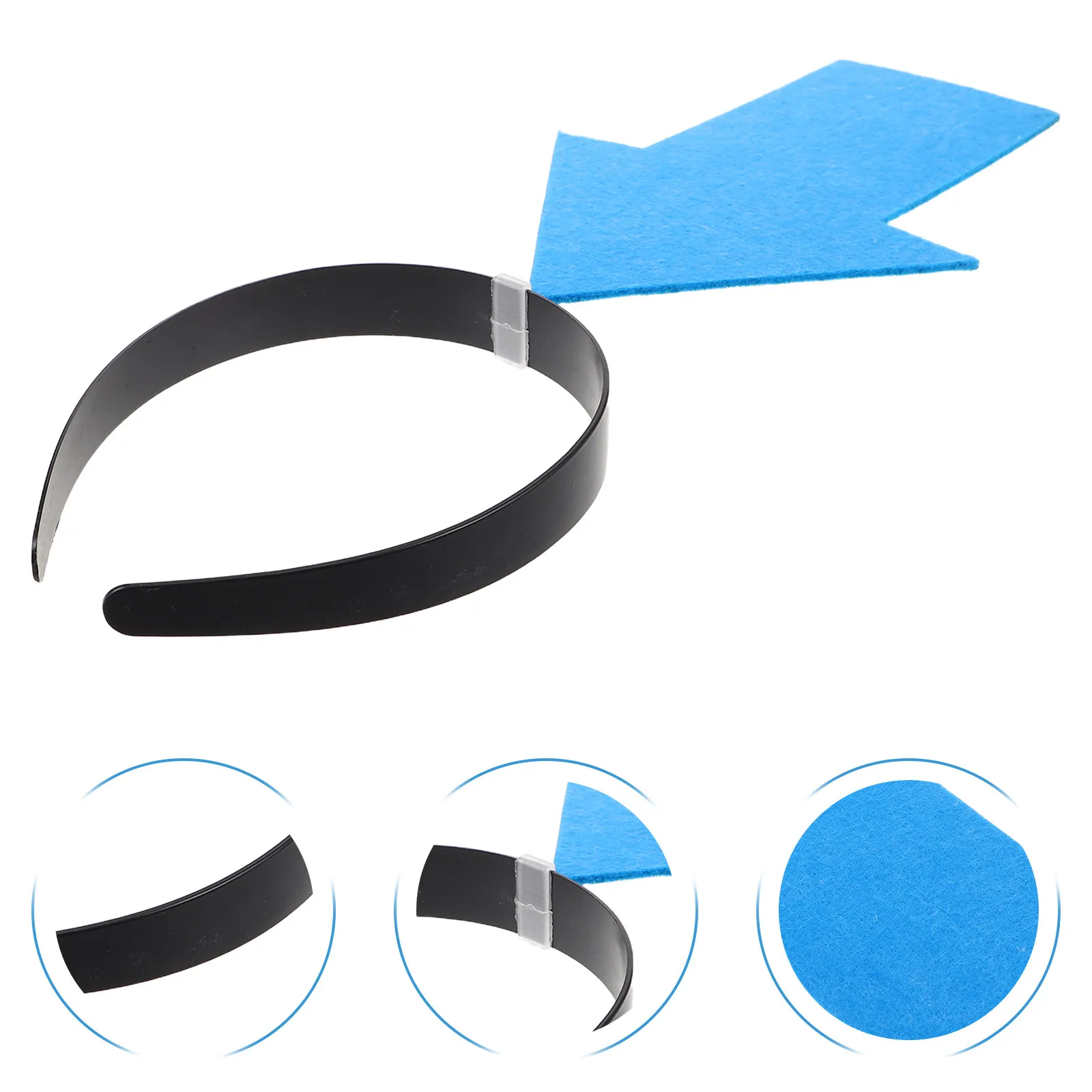 

4Pcs Arrow Headbands Novelty Party Hair Accessories Lightweight Comfortable Hair Hoops for Halloween Christmas Birthday Festival