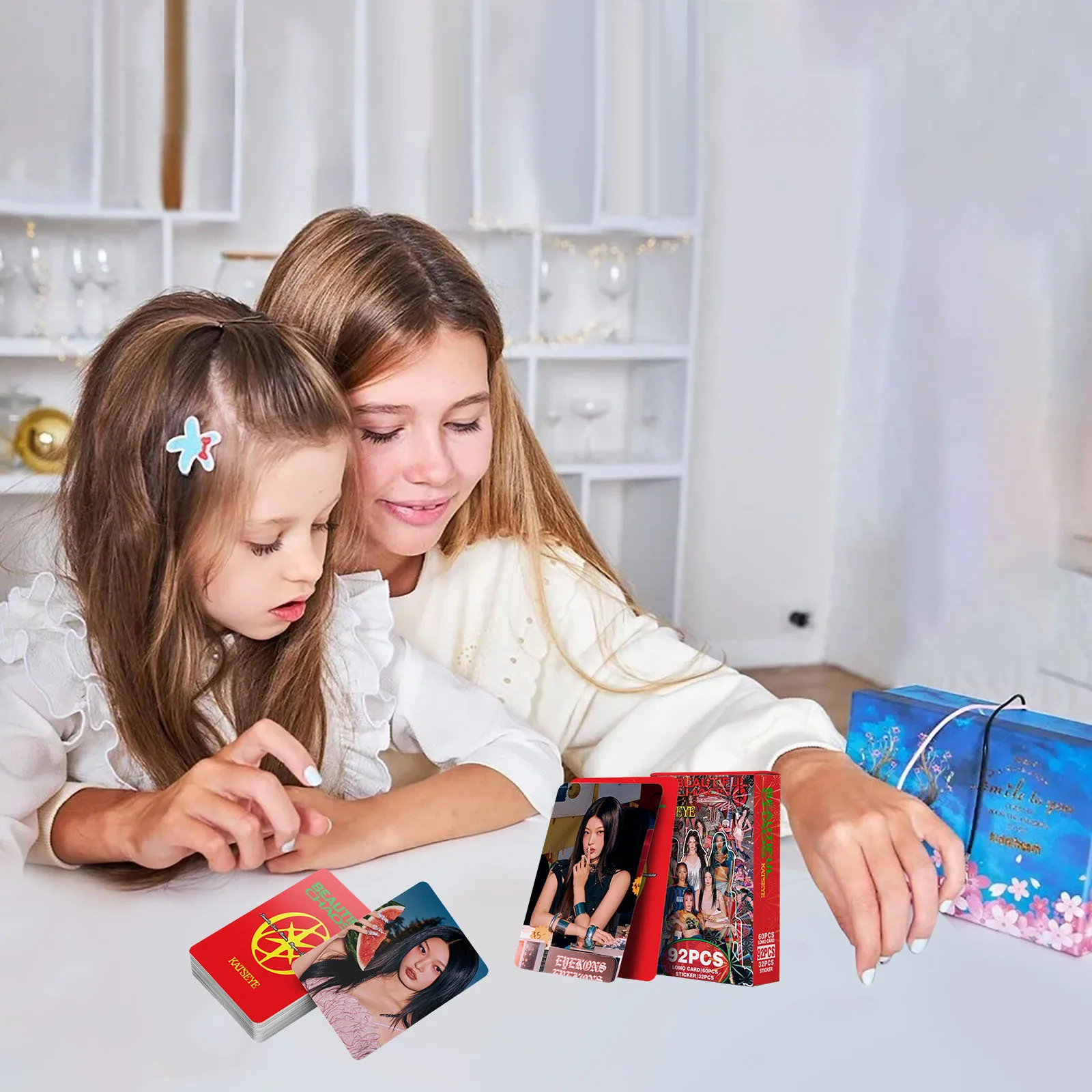 Fan Gift Box - Includes 60 LOMO Cards & 32 Stickers from the BEAUTIFULCHAOS Comeback, Ready-to-Gift Collection for Devoted Suppo