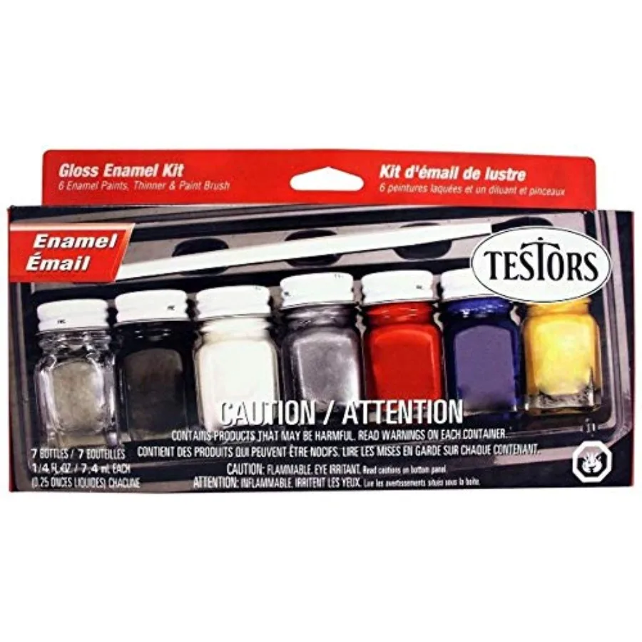 Enamel Paint Set, 9115X, Gloss