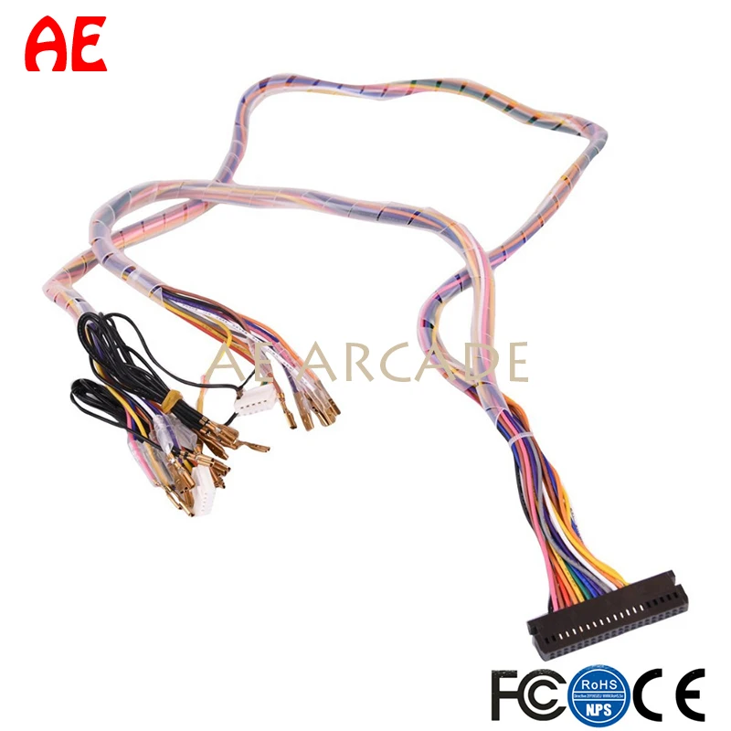 

40 Pin Arcade Interface Cabinet Wire Wiring Harness PCB Cable For Arcade Game Consoles Family Pandora Box