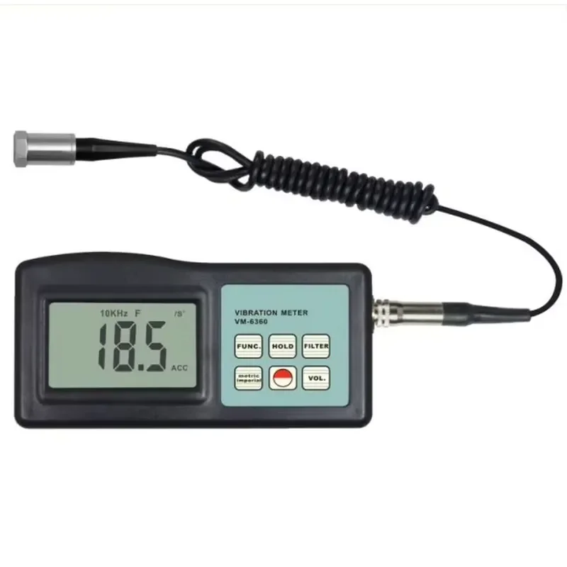 Vibrómetro Portátil VM-6360 en Oferta, Medidor de Vibraciones, Probador de Vibraciones