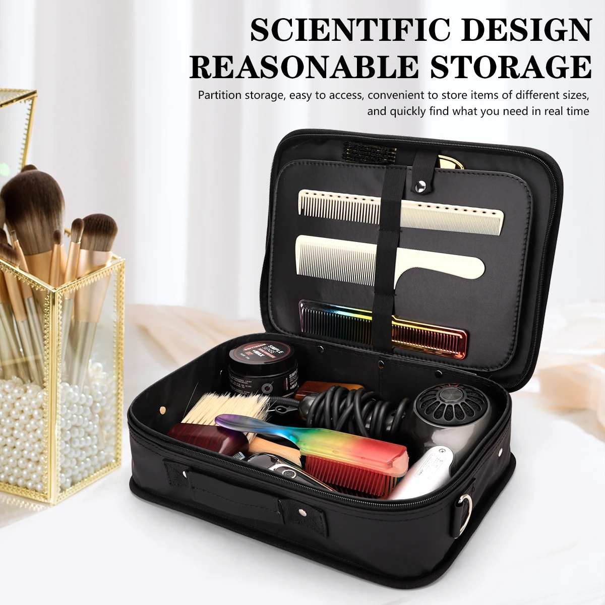 Large Capacity Barber Tool Storage Bag