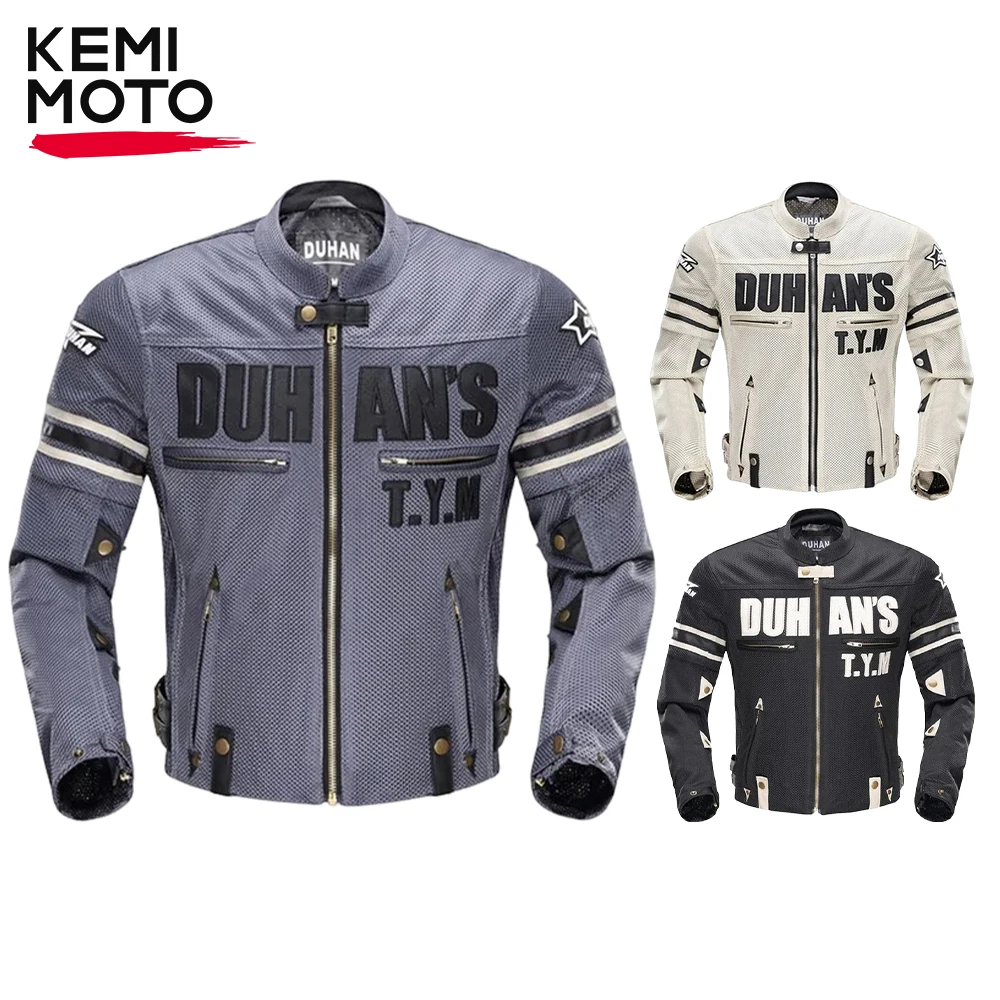 

Motorcycle Jacket Riding Clothing Breathable Summer Men Women Comfortable Motocross Outfit Off-road Moto Body CE Protector Gear