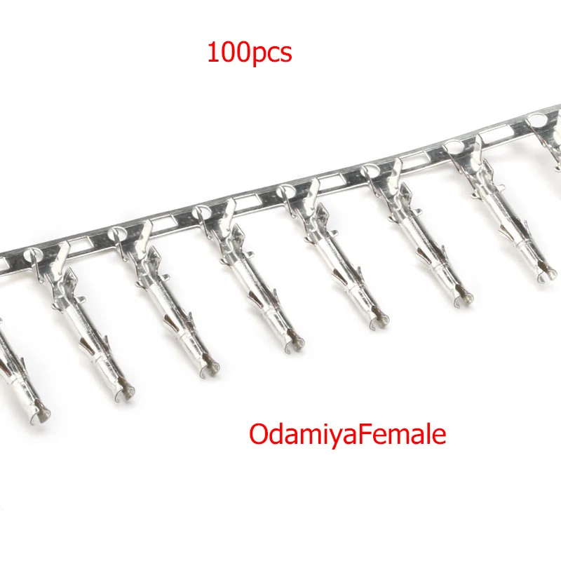 100PCS Odamiya Female Reed Terminals Spacing 4.2 Pitch 4.2MM For Housing Case 4.2MM Pitch Female Connector