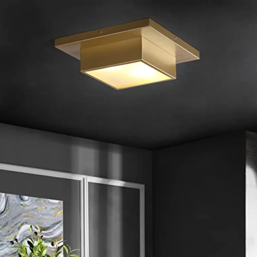

Lighting Collection Kylin Gold Flush Mount LED Bulbs Included