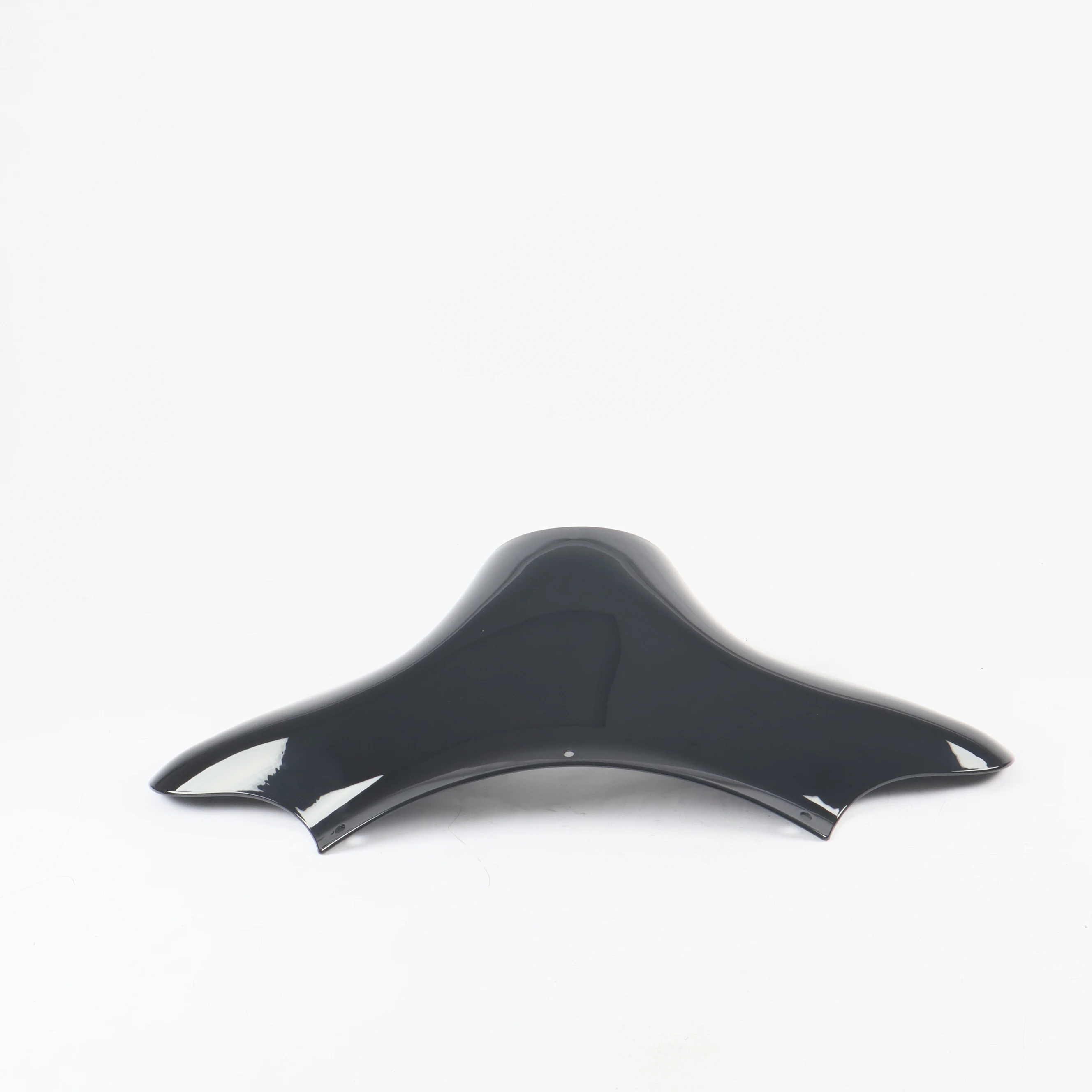 Smooth Black Motorcycle Parts  Fit for Harley Softail Road King Outer Front Batwing Fairing