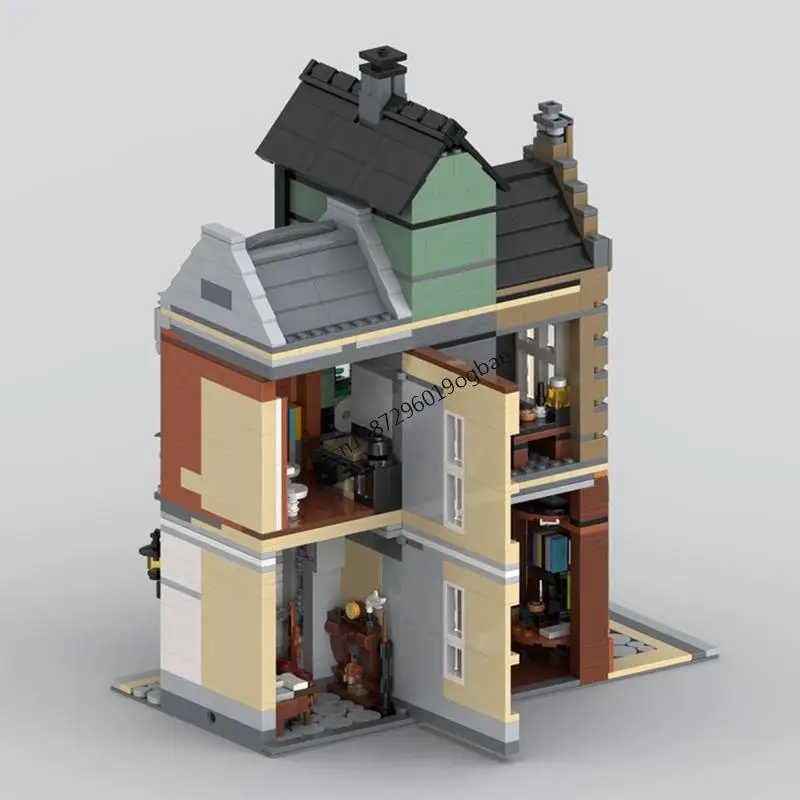 جديد 1781 قطعة مدينة الساخن بيع عرض الشارع Moc وحدات بيكر شارع نموذج اللبنات Diy بها بنفسك الأفكار الإبداعية لعبة طفل هدية عيد ميلاد