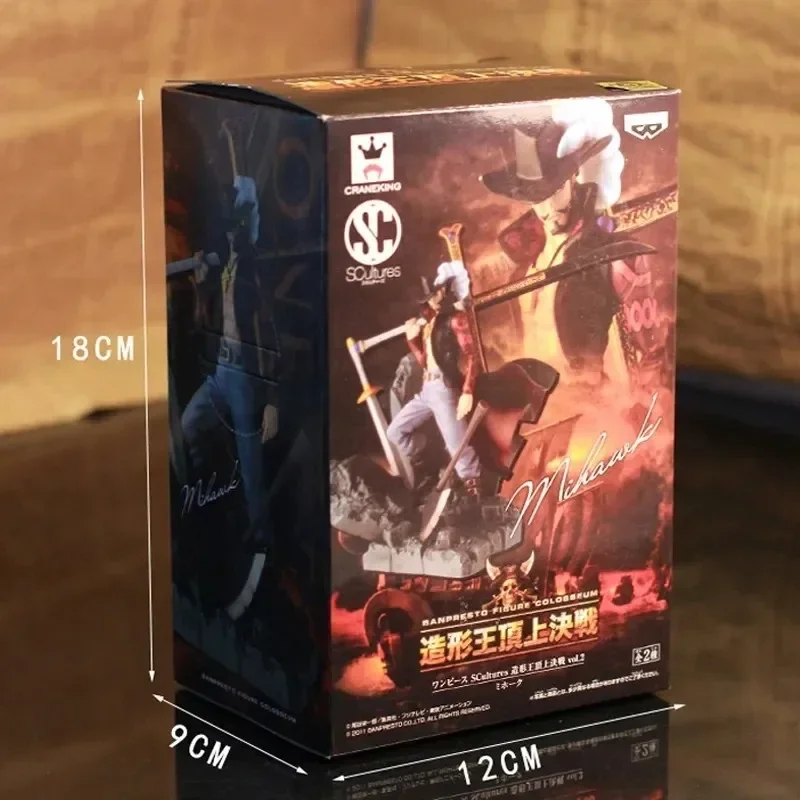 15CM Figurki Anime ONE PIECE Orzeł Oko Dracule Mihawk Figurka Top War PVC Figurka Akcji Model Zabawki Ozdoby Lalka Prezenty dla Fanów