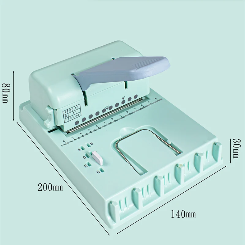Manual Square Hole Punch 1 Inch Office School Binding Hole Punch Manual Binding Punch