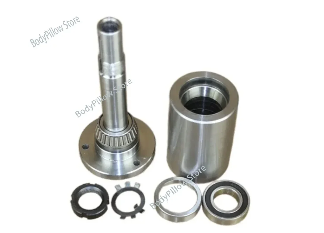 

80/100/125/160 Small Lathe Spindle, High-strength Screw Connection, Woodworking Lathe, Headstock Assembly, with Flange