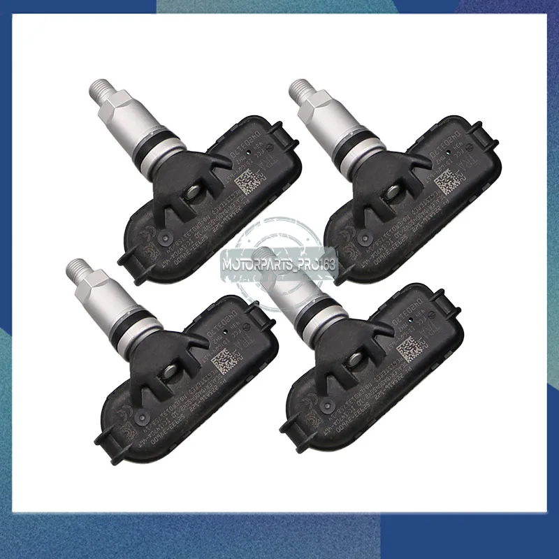 4PCS TPMS Tire Pressure Monitoring Sensor 434 MHz 52933-3V600 529333V600 FOR Hyundai Grandeur [HG] Hyundai I40 [VF] Kia Rio [UB]