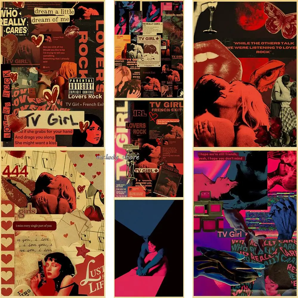 TV Girl Poster: Retro Stilde Etkileyici Bir Duvar Sanatı Seçeneği