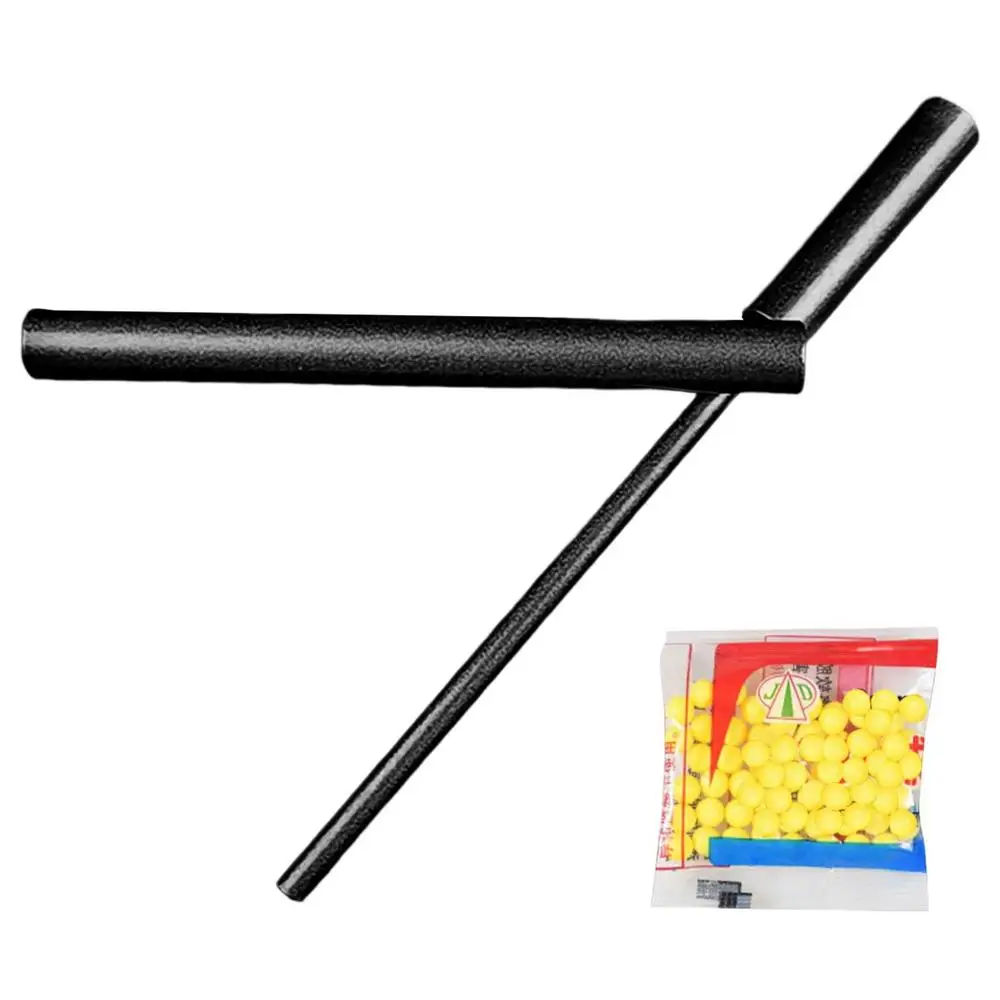 قاذفة الكرة والدبابيس كرة صغيرة مطلق النار في الهواء الطلق ألعاب أطفال سبائك الألومنيوم تقليد الخيزران الحرف ألعاب مثيرة للاهتمام #5