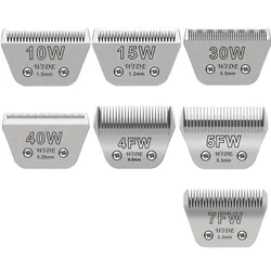 5FW Detachable animal wide Dog pet Horse Replacement blade For most Andis, Oster A5, Wahl km10 clippers