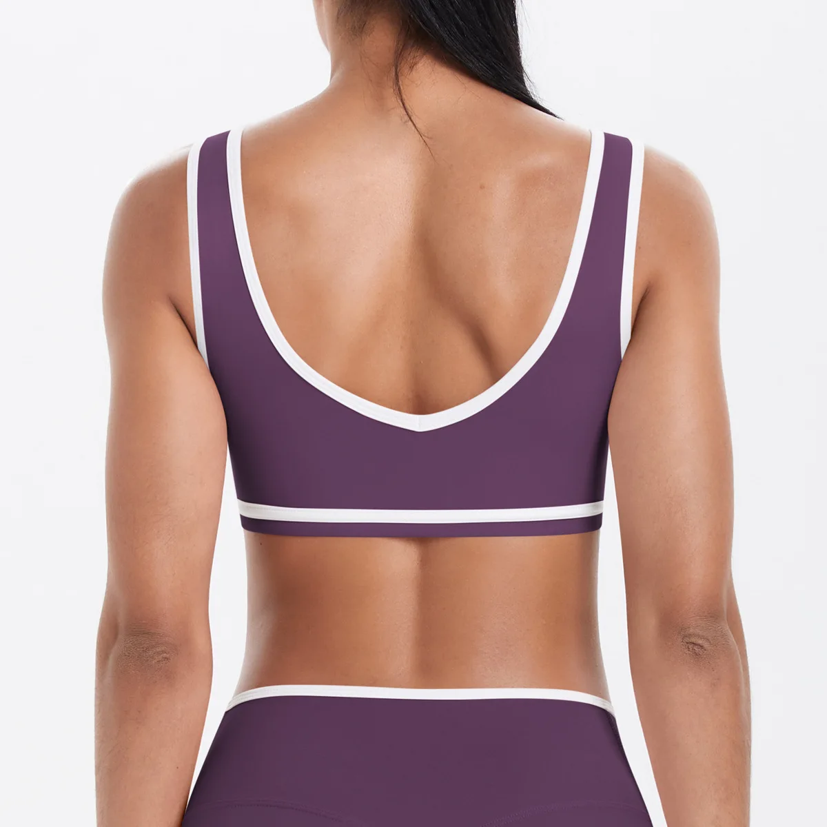 حمالة صدر لليوجا للنساء للتمرين، مقاومة للصدمات، مثيرة من النايلون للنساء، حمالة صدر للياقة البدنية واليوجا والجيم والتنس والجري وركوب الدراجات، قطع علوية قصيرة #2