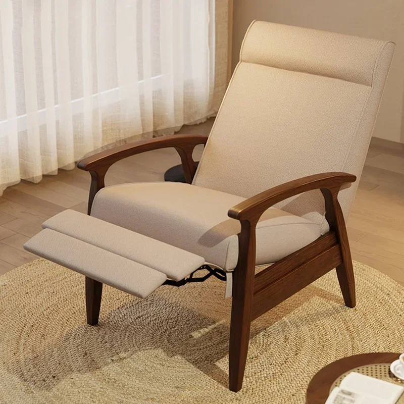 

Single Person Sofa Lounge Chair Solid Wood Balcony Bedroom Leisure Backrest Chairs Rotatable Muebles Para Cuarto Room Furniture