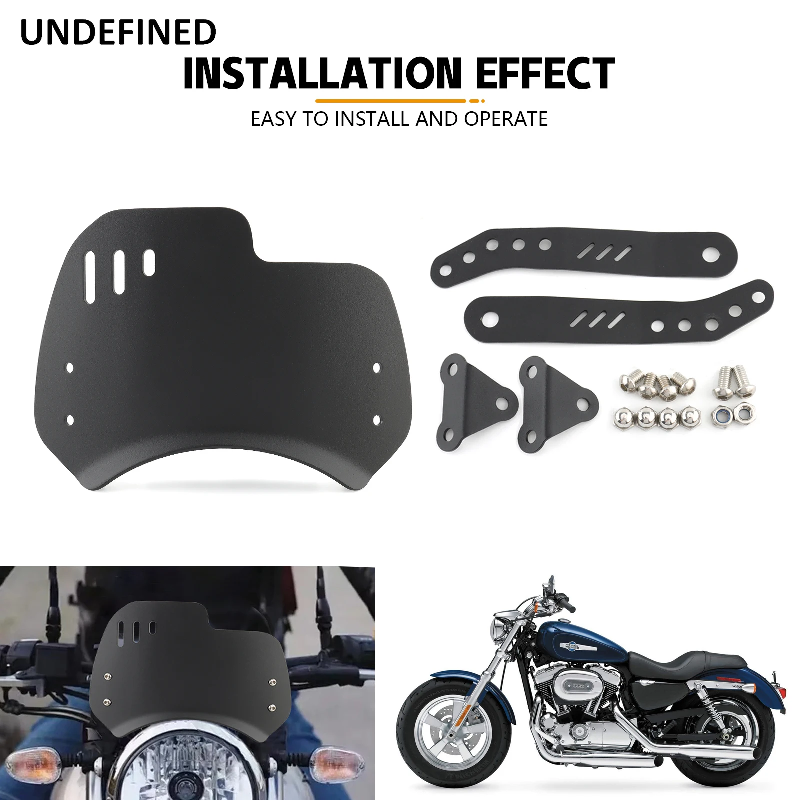 

For Royal Enfield Scram 411 Himalayan 650 BS6 Scrambler 650 Accessories Retro Windscreen Windshield Wind Screen Deflector Cover