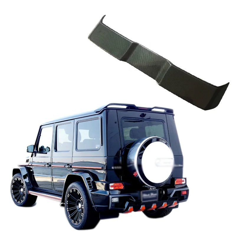 

STLFCarbon Fiber G-class W463 W-style Rear Wing W463 Rear Spoiler Car Accessories Auto Parts Body Kits
