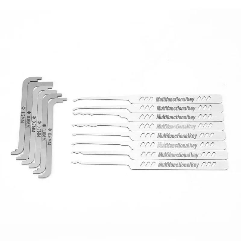 14PCS Stainless Lockpick Opening Tool & Tension Hot In Euro Professional Locksmiths инструмент для вскрытия