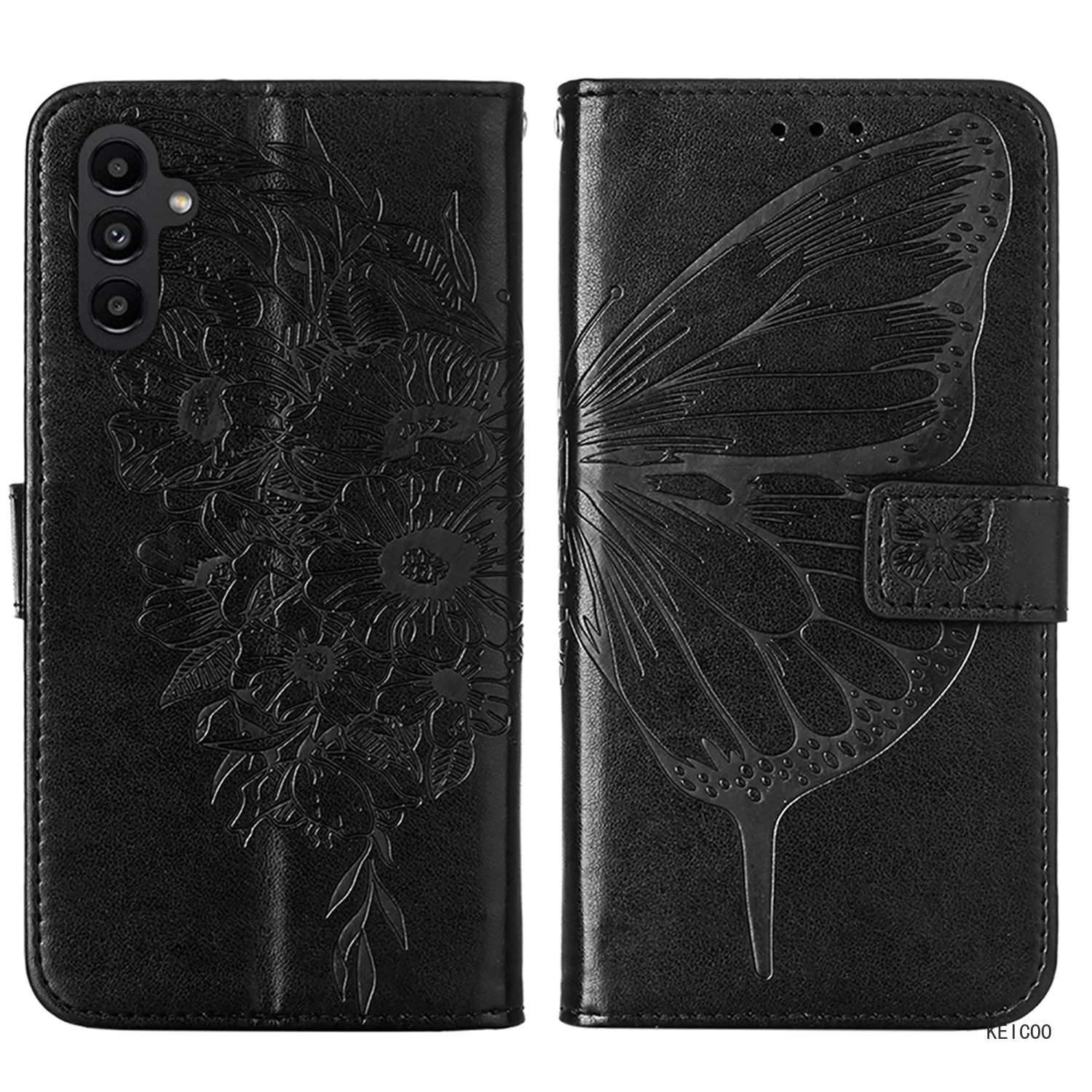 Phone Cover Non-slip Holder For Samsung Galaxy A25 A24 A14 A13 A 25 24 S23 FE 5G SM GalaxyA24 A245F A245M Leather Wallet Clip