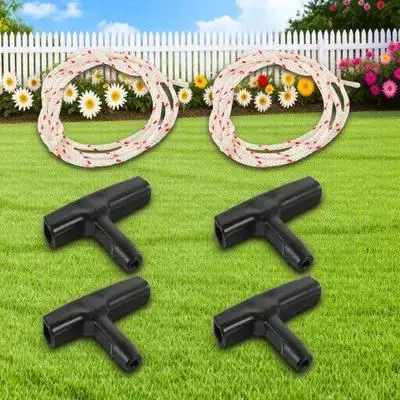 

2Sets Garage Emergency Release Pull Ropes Handles Kit Quick Access Safety Rope Pull Cord for Door Garage Door Cable Replacement